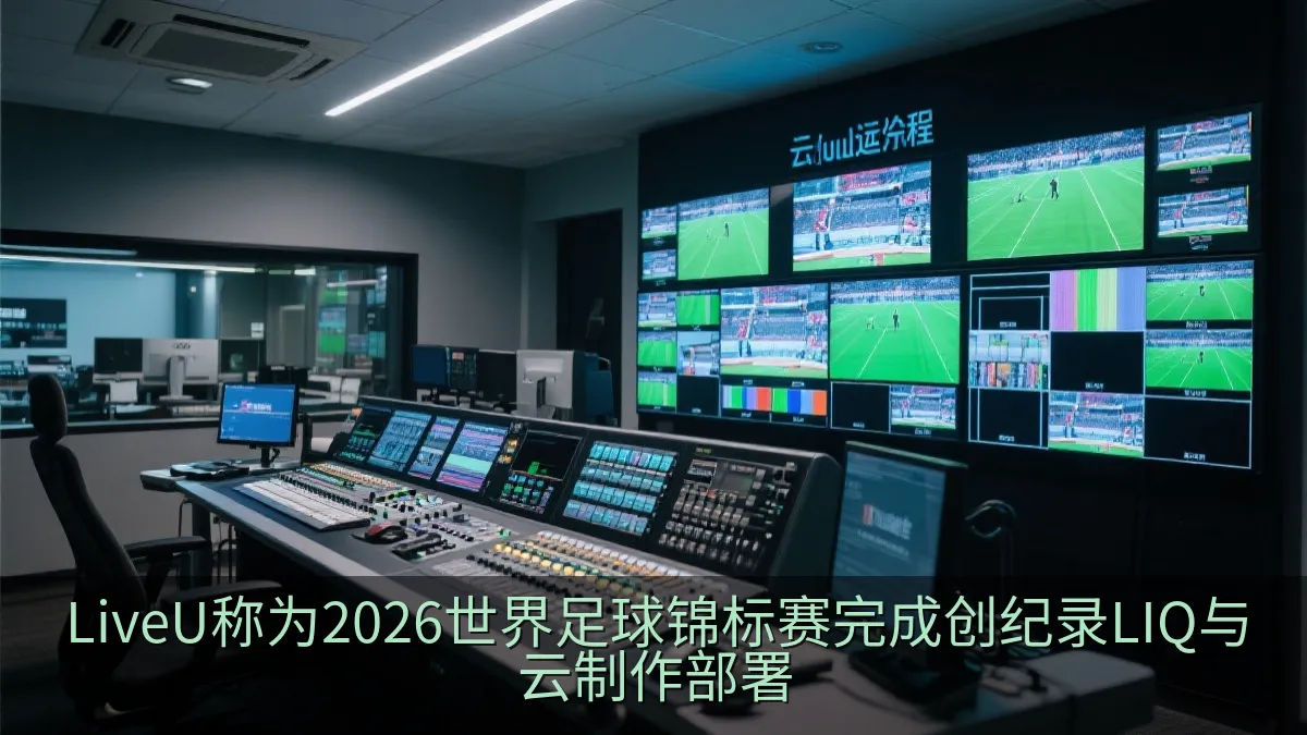 云端远程制作中心监看多路体育赛事直播信号